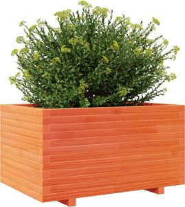 vidaXL Donica ogrodowa, woskowy brąz, 90x60x49,5 cm, drewno sosnowe 4