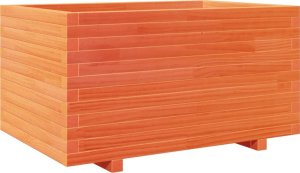 vidaXL Donica ogrodowa, woskowy brąz, 90x60x49,5 cm, drewno sosnowe 7