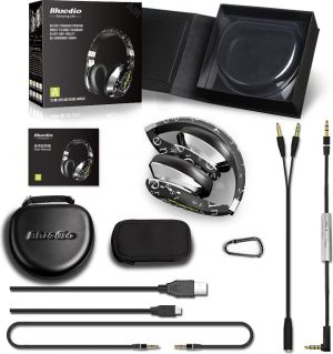 Słuchawki Bluedio Air-A, Słuchawki Bezprzewodowe BT, Czarny (BE-AIR-A-BK) 2