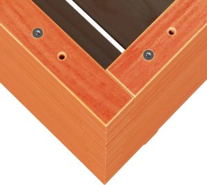 vidaXL Donica ogrodowa, woskowy brąz, 60x60x72,5 cm, drewno sosnowe 8