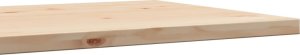vidaXL Blaty do stolika, 4 szt., 100x50x2,5 cm, prostokątne, sosnowe 8