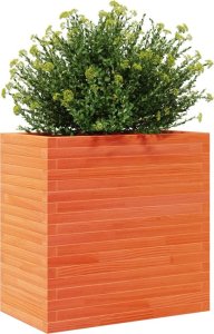vidaXL Donica ogrodowa, woskowy brąz, 70x40x68,5 cm, drewno sosnowe 4