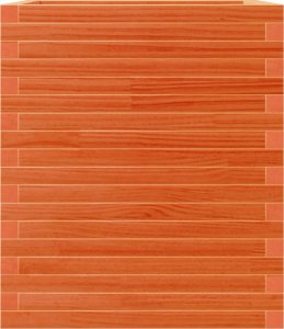 vidaXL Donica ogrodowa, woskowy brąz, 60x60x68,5 cm, drewno sosnowe 5