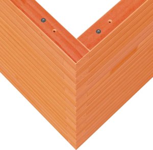 vidaXL Donica ogrodowa, woskowy brąz, 60x60x68,5 cm, drewno sosnowe 8