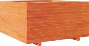 vidaXL Donica ogrodowa, woskowy brąz, 90x90x49,5 cm, drewno sosnowe 2