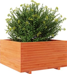 vidaXL Donica ogrodowa, woskowy brąz, 90x90x49,5 cm, drewno sosnowe 4