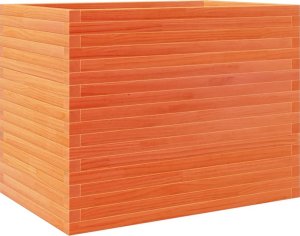 vidaXL Donica ogrodowa, woskowy brąz, 90x60x68,5 cm, drewno sosnowe 7