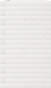 Skrzynia ogrodowa vidaXL Donica ogrodowa, biała, 90x40x72,5 cm, lite drewno sosnowe 6