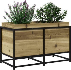 vidaXL Donica ogrodowa, 80x40x50 cm, impregnowane drewno sosnowe 4