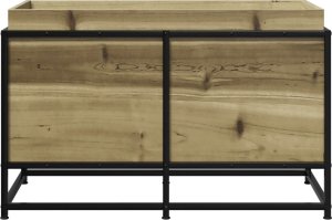 vidaXL Donica ogrodowa, 80x40x50 cm, impregnowane drewno sosnowe 5