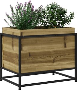 vidaXL Donica ogrodowa, 60x40x50 cm, impregnowane drewno sosnowe 4