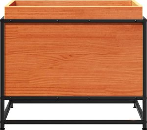 vidaXL Donica ogrodowa, woskowy brąz, 60x40x50 cm, lite drewno sosnowe 5