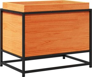 vidaXL Donica ogrodowa, woskowy brąz, 60x40x50 cm, lite drewno sosnowe 7