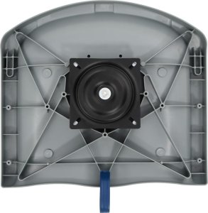 vidaXL Składane siedzisko do łodzi, 2-cz., z niebiesko-białą poduszką 9