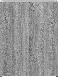 vidaXL Szafka na dokumenty, szary dąb sonoma, 60x32x77,5 cm 4