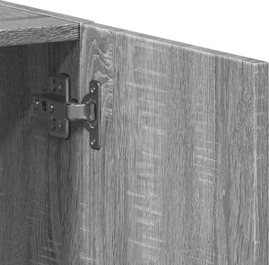 vidaXL Szafka na dokumenty, szary dąb sonoma, 60x32x77,5 cm 8