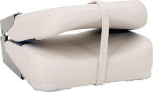 vidaXL Składane siedziska do łodzi, 4-cz., z niebiesko-białą poduszką 11