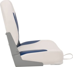 vidaXL Składane siedziska do łodzi, 4-cz., z niebiesko-białą poduszką 6