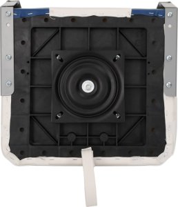 vidaXL Składane siedziska do łodzi, 4-cz., z niebiesko-białą poduszką 9