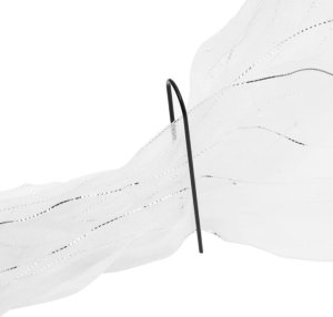 vidaXL Tunel ogrodowy z siatki, 1,5x5 m, włókno szklane i PP 8