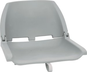 vidaXL Składane siedzisko do łodzi, 2-cz., szare 2