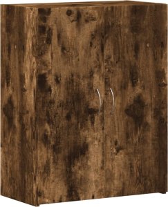 vidaXL Szafka na dokumenty, przydymiony dąb, 60x32x77,5 cm 2