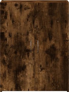 vidaXL Szafka na dokumenty, przydymiony dąb, 60x32x77,5 cm 4