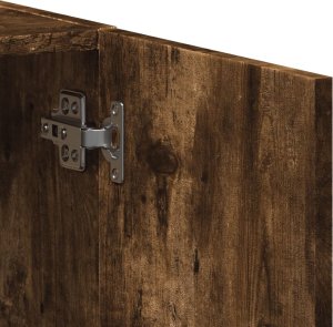 vidaXL Szafka na dokumenty, przydymiony dąb, 60x32x77,5 cm 8