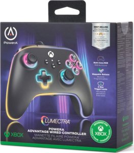 Pad PowerA XS Pad przewodowy Advantage Lumectra czarny 2