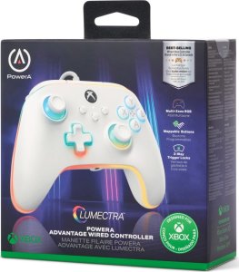 Pad PowerA PowerA XS Pad przewodowy Advantage Lumectra biały 2