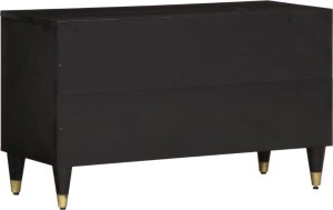 vidaXL Szafka pod telewizor, 80x31,5x46 cm, lite drewno mango 5