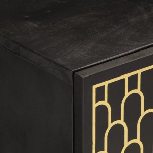 vidaXL Szafka pod telewizor, 80x31,5x46 cm, lite drewno mango 8