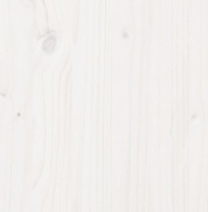 vidaXL Donica ogrodowa, biała, 110x60x26,5 cm, lite drewno sosnowe 9
