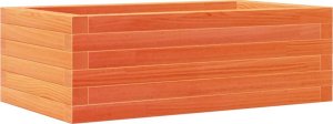 vidaXL Donica ogrodowa, woskowy brąz, 70x40x23 cm, drewno sosnowe 2