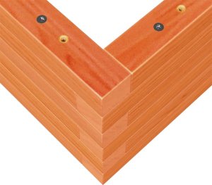 vidaXL Donica ogrodowa, woskowy brąz, 70x40x23 cm, drewno sosnowe 8