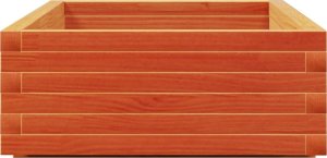 vidaXL Donica ogrodowa, woskowy brąz, 110x60x26,5 cm, drewno sosnowe 6