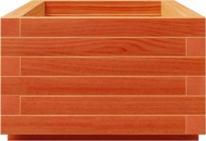 vidaXL Donica ogrodowa, woskowy brąz, 90x40x26,5 cm, drewno sosnowe 6