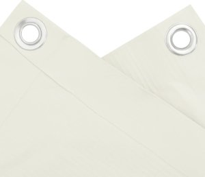 vidaXL Osłona na ogrodzenie, biała, 300x120 m, PVC 4