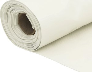 vidaXL Osłona na ogrodzenie, biała, 400x120 m, PVC 5