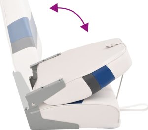 vidaXL Składane siedzisko do łodzi, 2-cz., z wysokim oparciem 11