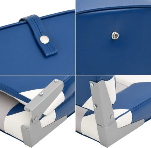 vidaXL Składane siedziska do łodzi, 2 szt, wysokie oparcie, 39x43x58cm 12