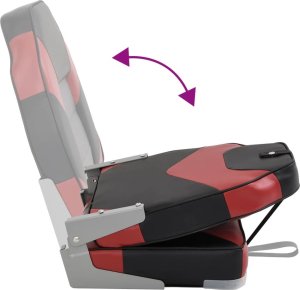 vidaXL Składane siedzisko do łodzi, 2-cz., z wysokim oparciem 11