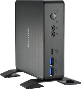 Komputer Shuttle NC40U7 komputer typu barebone 0.84L sized PC Czarny i7-1255U Intel SoC 14