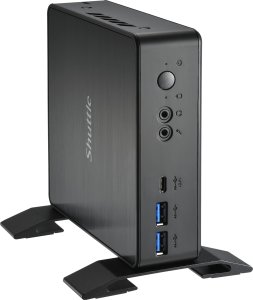 Komputer Shuttle NC40U7 komputer typu barebone 0.84L sized PC Czarny i7-1255U Intel SoC 6