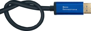 Kabel USB Alcasa 4812-CSF010B adapter kablowy 1 m USB Type-C DisplayPort Niebieski 3