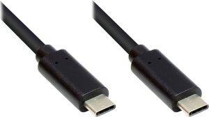 Kabel USB Alcasa USB-C - USB-C 0.5 m Czarny (GC-M0112) 1