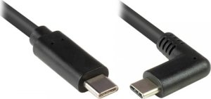 Kabel USB Alcasa USB-C - USB-A 0.5 m Czarny (GC-M0260) 1