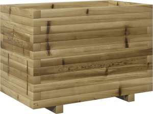 vidaXL Donica ogrodowa, 70x40x49,5 cm, impregnowane drewno sosnowe 2