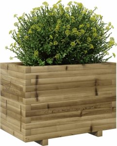 vidaXL Donica ogrodowa, 70x40x49,5 cm, impregnowane drewno sosnowe 4