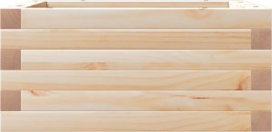 vidaXL Donica ogrodowa, 50x50x23 cm, lite drewno sosnowe 5